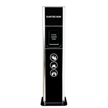 Sanitise Now Automatic Liquid Freestanding Sanitising Unit - Black - Commercial Cleaning Machines Ltd