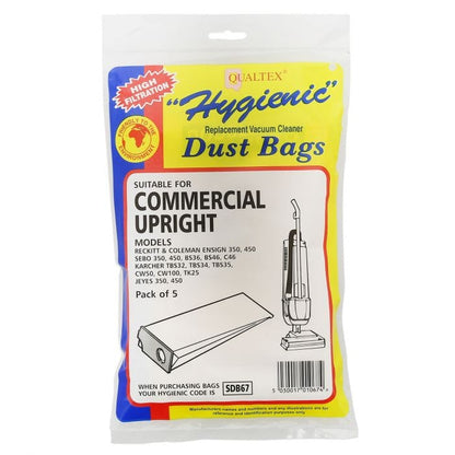 Sebo BS36 BS46 Vacuum Cleaner Paper Bag - 1055 (Pack Of 5) - Commercial Cleaning Machines Ltd