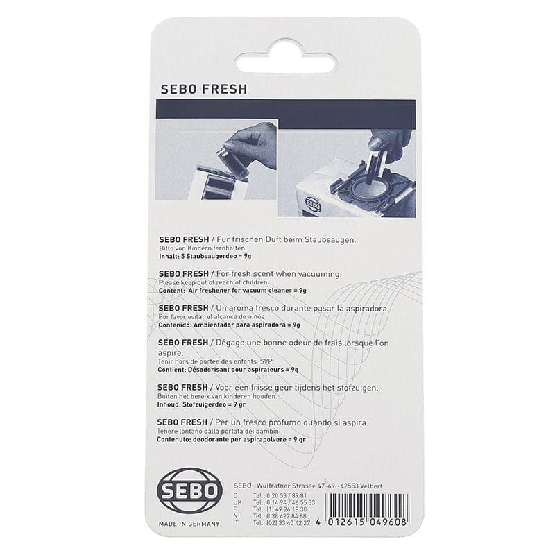 Sebo Fresh Orangina Vacuum Cleaner Fresheners - Pack of 5 Genuine Sebo Fresh - Commercial Cleaning Machines Ltd