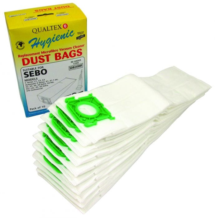 Sebo X & C Vacuum Cleaner Microfibre Bag - 5093ER (Pack Of 10) - Commercial Cleaning Machines Ltd