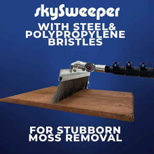 skySweeper Roof Cleaning Brush With Steel Bristles / Steel & Polypropylene Bristles - Commercial Cleaning Machines Ltd