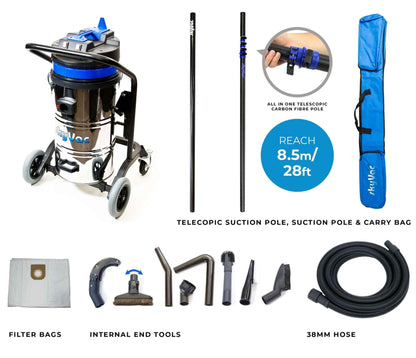 skyVac Internal 78 With High Suction Pole Set - Upto 40ft - 240v