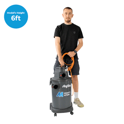 skyVac Mighty Atom - Vacuum Only - Wet / Gutter Vac - Commercial Cleaning Machines Ltd
