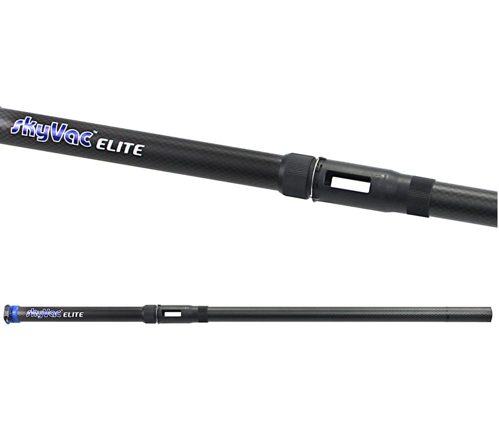 skyVac Premium 50mm Clamped Carbon Fibre Gutter Pole Set - Commercial Cleaning Machines Ltd