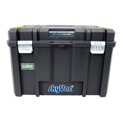 skyVac Soft Wash Pump Box - Chemical and Bleach Pump - Commercial Cleaning Machines Ltd