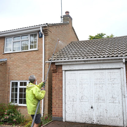 skyVac Softwash Applicator - Carbon Fibre Water Fed Pole System - Commercial Cleaning Machines Ltd