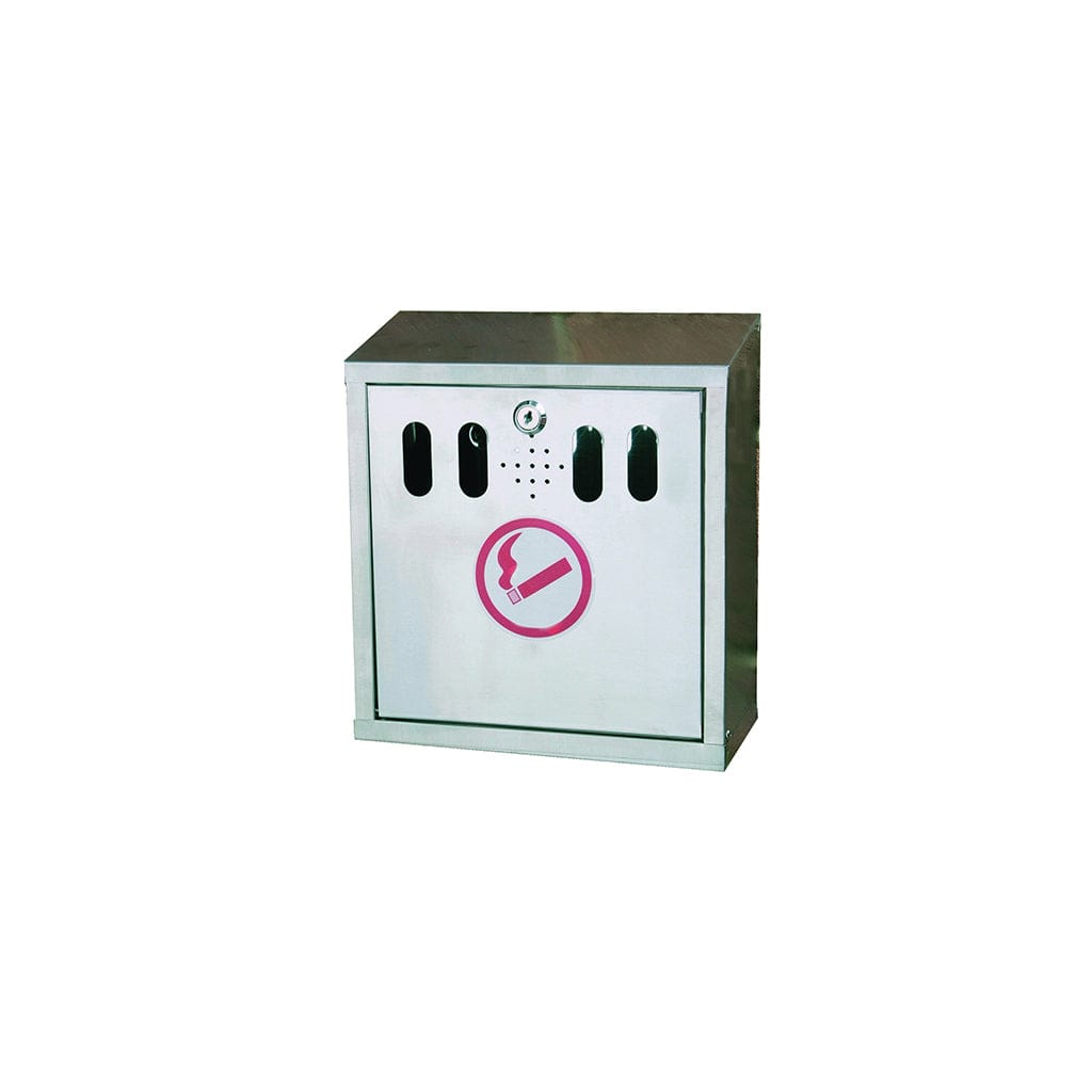 Square Wall Mounted Ashtray - Commercial Cleaning Machines Ltd