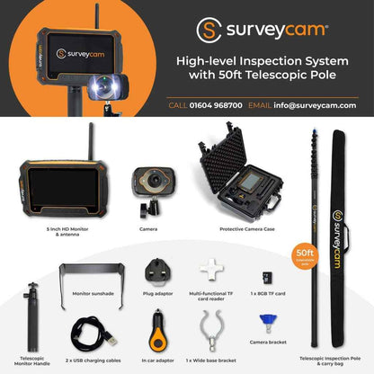 SurveyCam High-Level Inspection System For External or Internal Projects