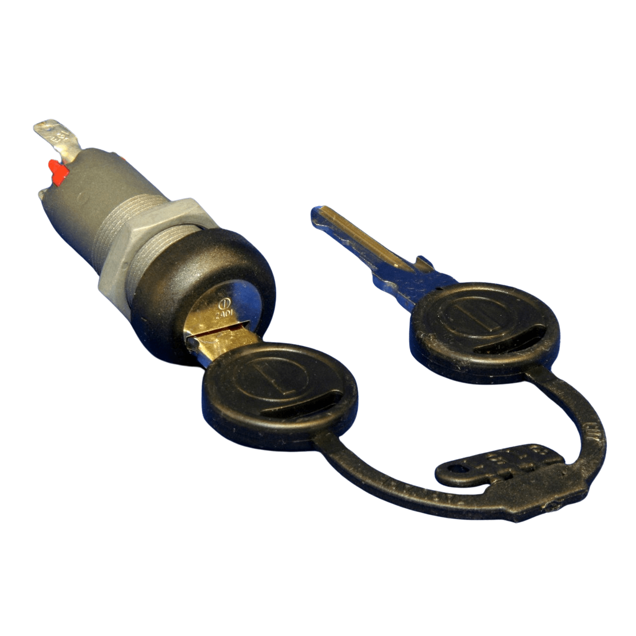 Tennant T3, T300, T5, T500 Key Switch Barrel and Keys - Commercial Cleaning Machines Ltd