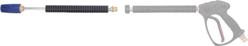 Turbo Nozzle Lance Extension - 040 Rotating Jet - M22 Male Inlet