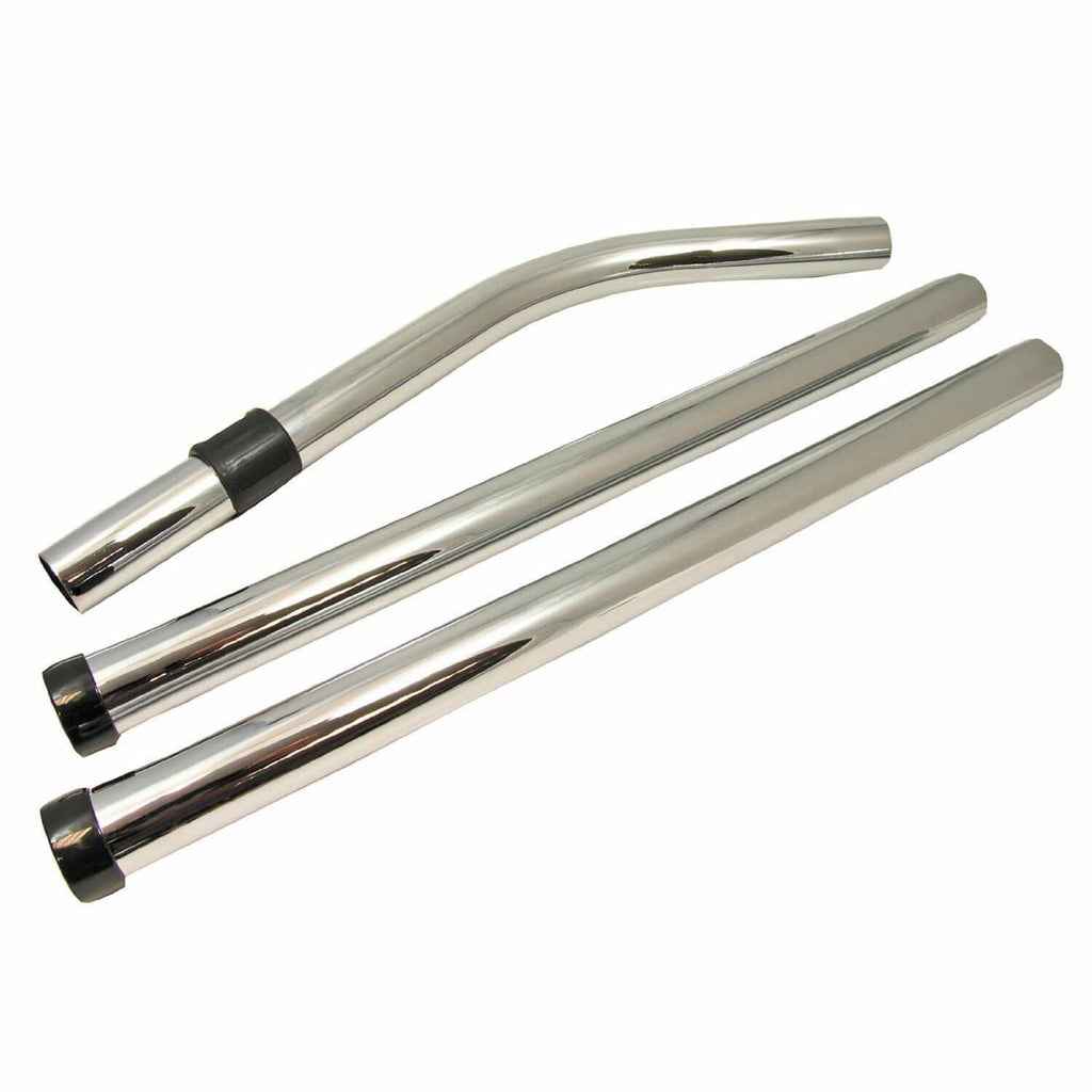 Universal 32mm Chrome Steel Extension Rod Tube Kit - Friction Fitting