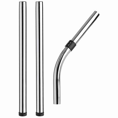 Universal 32mm Chrome Steel Extension Rod Tube Kit - Friction Fitting