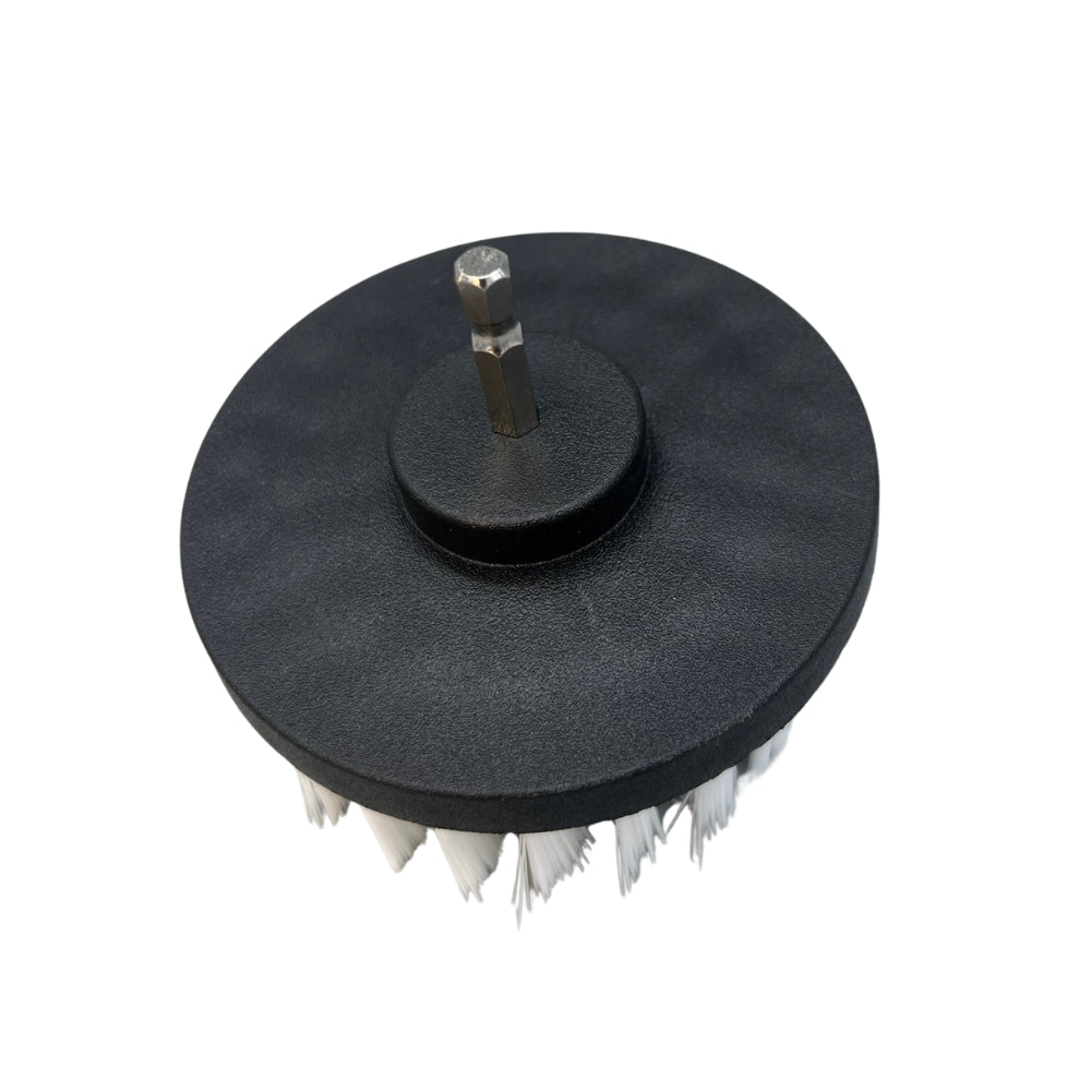 Universal 4 Inch Soft Drill Brush For Upholstery Cleaning - Commercial Cleaning Machines Ltd