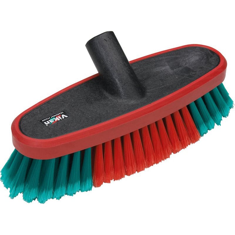 Vikan 270mm Water Fed Soft Bristle Brush Head - 52mm Bristles - Commercial Cleaning Machines Ltd