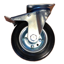 Swivel Braked Castor [Wheel Diameter = 125, Tyre Width = 37.5mm, Height = 152mm]