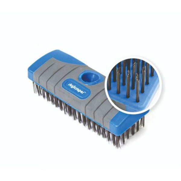 Skyscraper Roof Cleaning Wire Brush 30mm or 45mm Bristles - Commercial Cleaning Machines